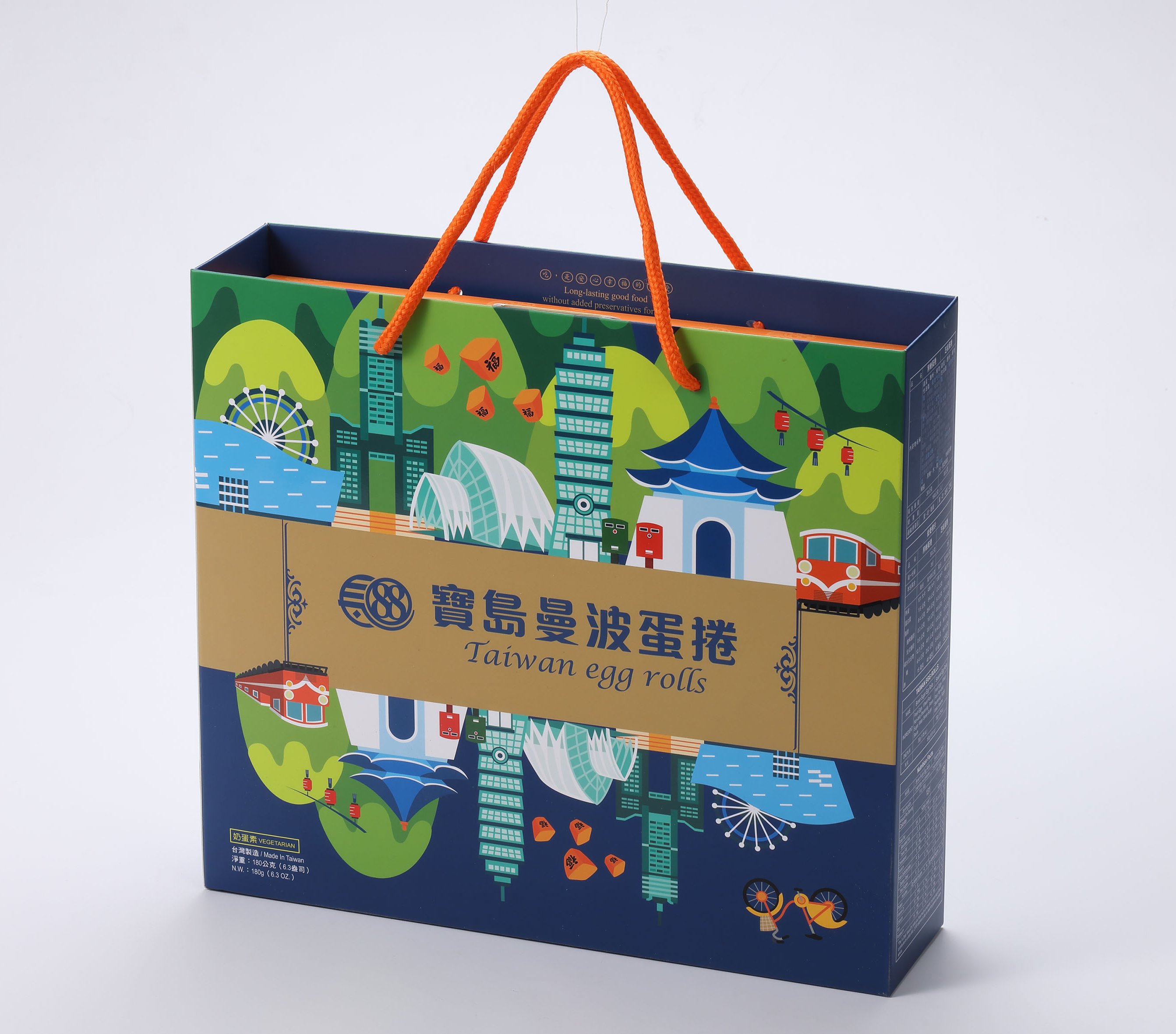 寶島曼波蛋捲禮盒